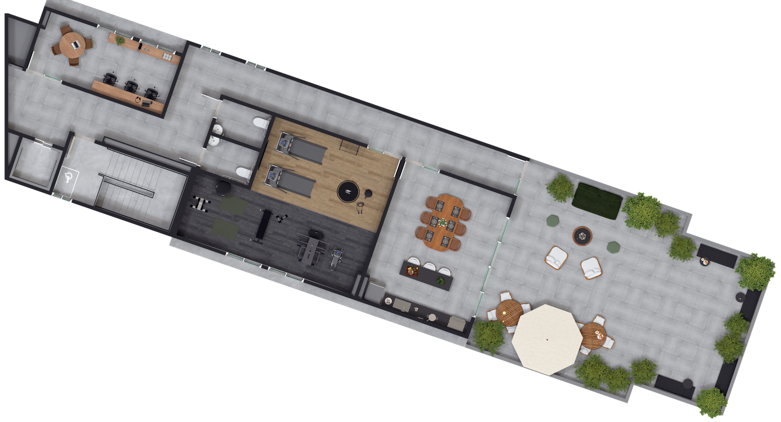 Apartamentos 2 quartos no Nova Suíça, BH Quasar Residence CAM08-ROOFTOP_R01