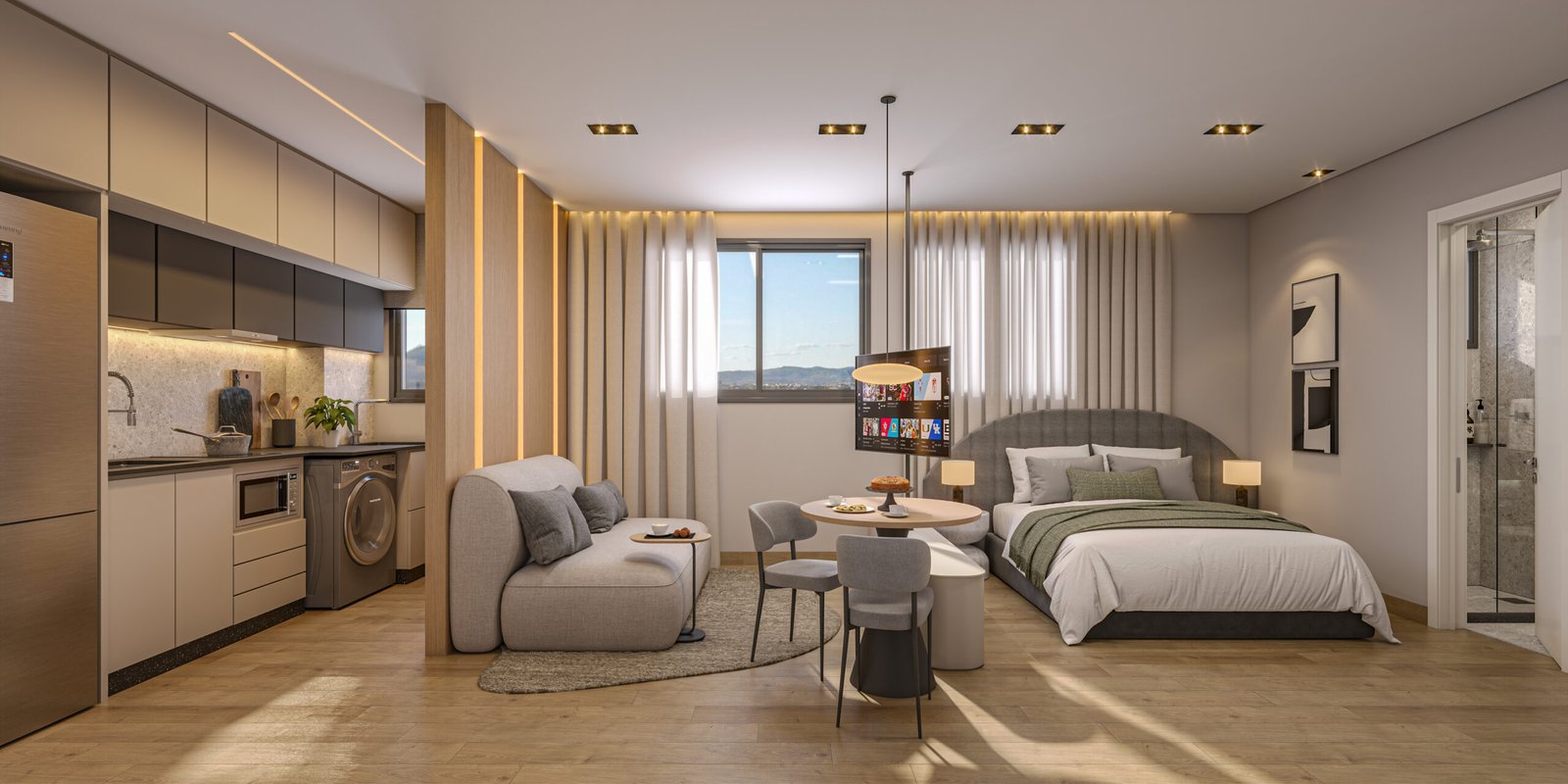 Apartamentos 2 quartos no Nova Suíça, BH Quasar Residence _QSR_12-APTO STUDIO_R00_FINAL