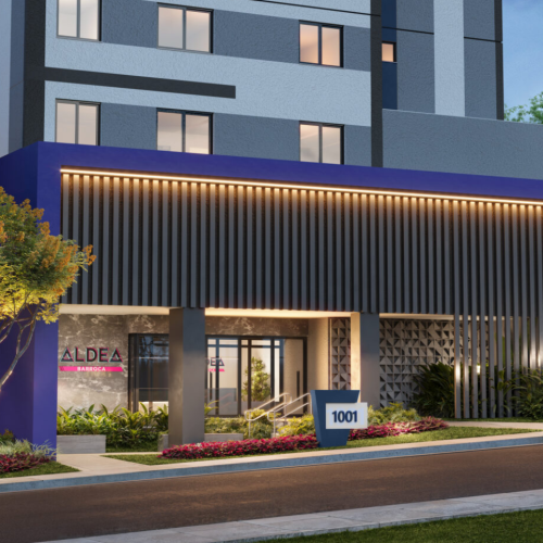 Aldea Barroca – Studios e apartamentos de 1 quarto com suíte no bairro Barroca